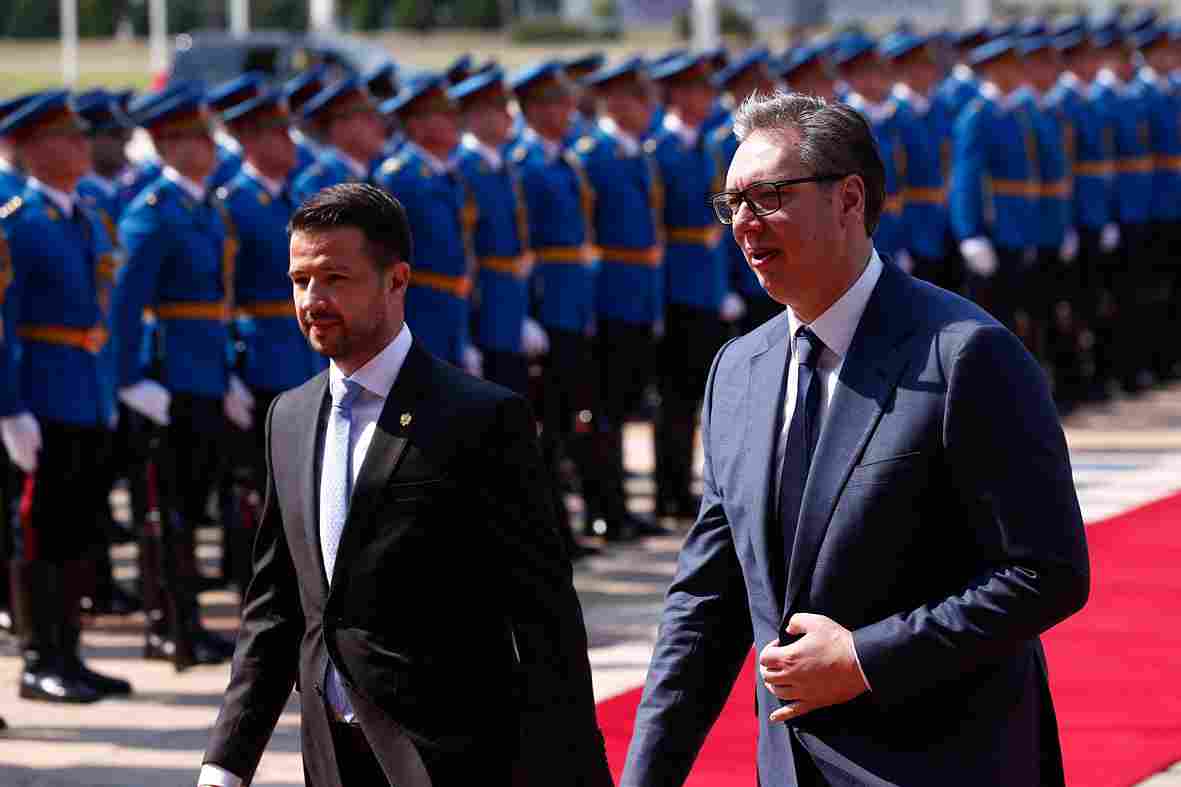 Jakov Milatović i Aleksandar Vučić