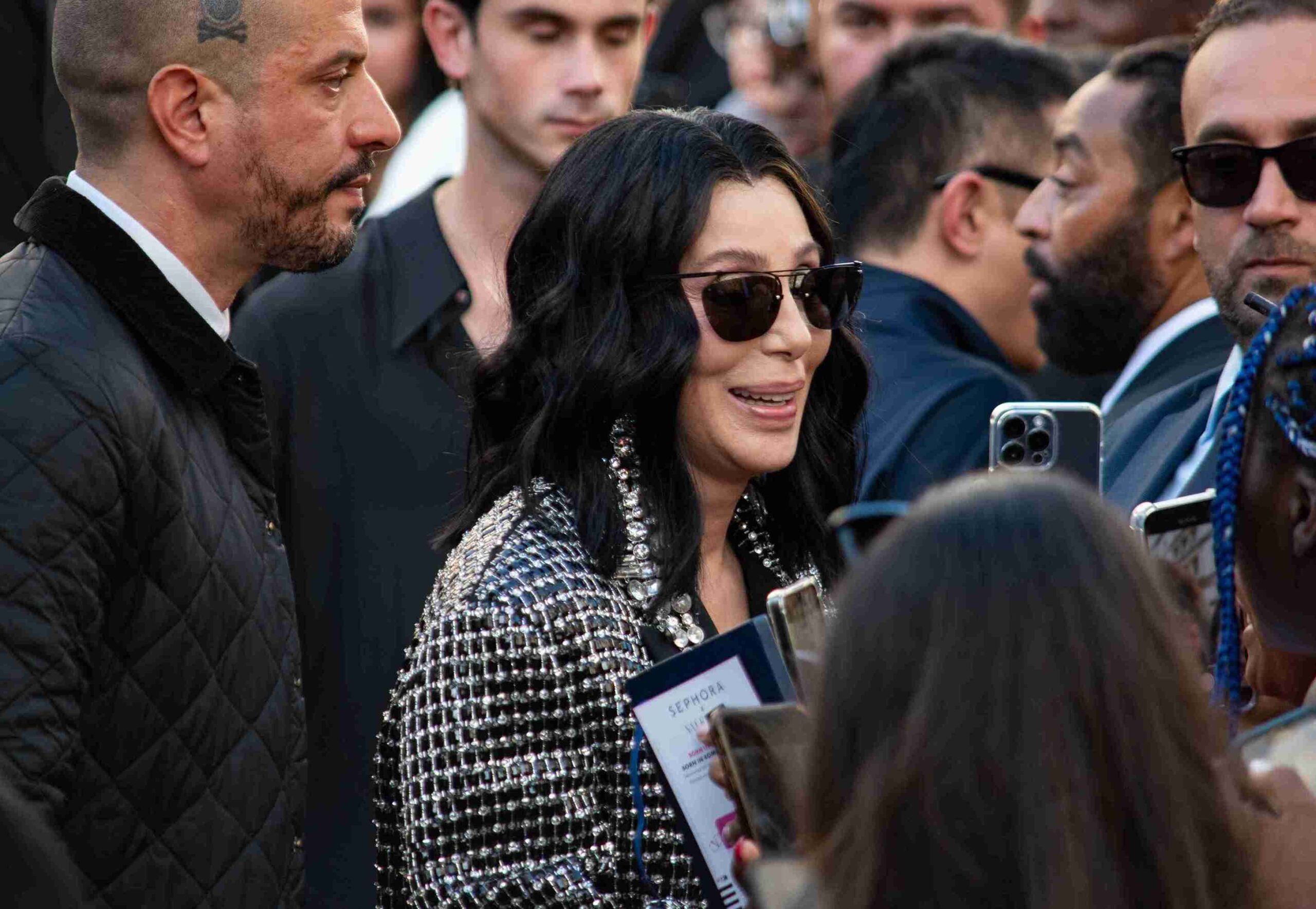 Cher attends the Valentino Womenswear Spring/Summer 2024 show