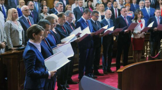 Vlada Srbija/ SERBIA BELGRADE NEW GOVERNMENT SWEARING IN CEREMONY