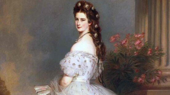 Empress Elisabeth of Austria with Diamond stars in her hair, 1865./ Elizabeta od Bavarske - Kraljica Sisi