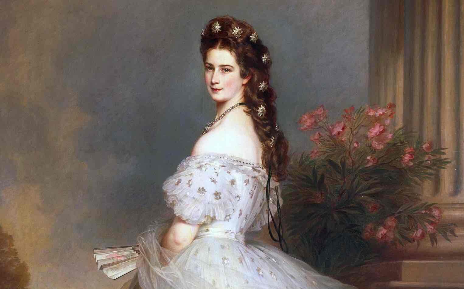 Empress Elisabeth of Austria with Diamond stars in her hair, 1865./ Elizabeta od Bavarske - Kraljica Sisi