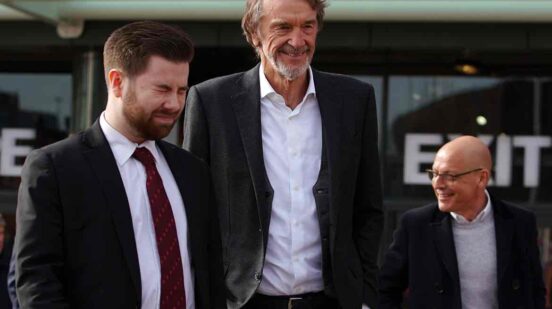 Sir Jim Ratcliffe at Old Trafford