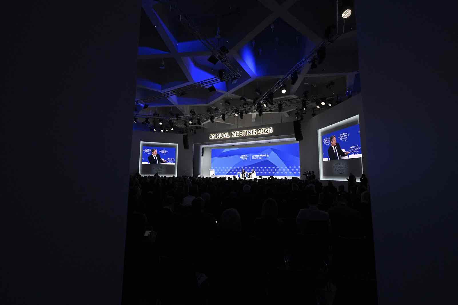 World Economic Forum 2024: US Secretary of State Antony Blinken