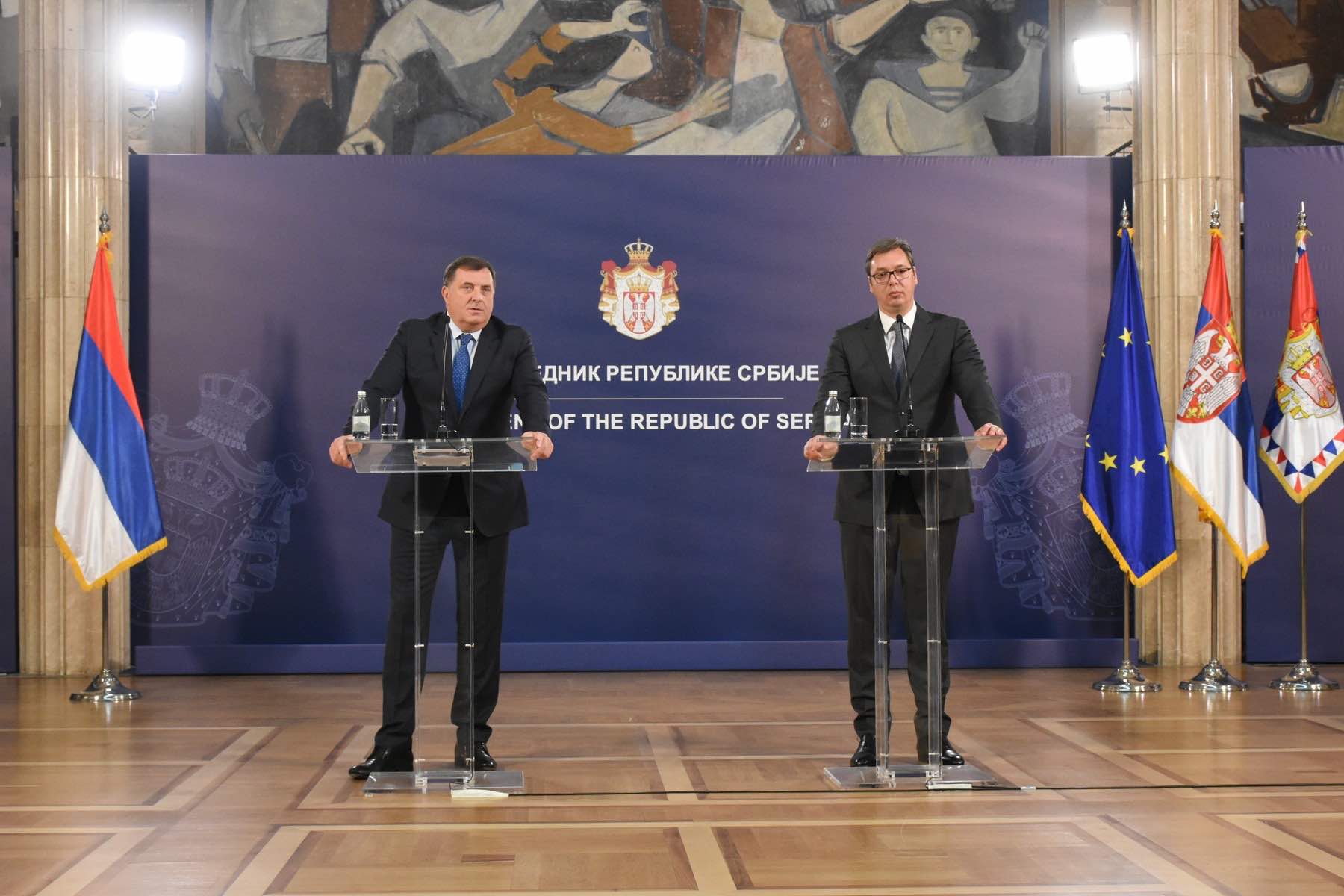 Milorad Dodik i Aleksandar Vučić