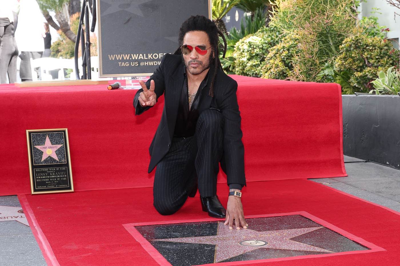 Leni Kravic(Lenny Kravitz) dobio zvezdu na holivudskom Bulevaru slavnih