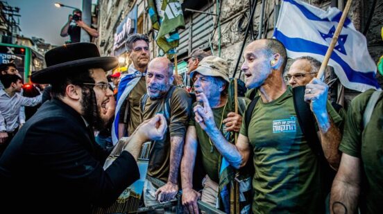 Equal Draft Protest in Jerusalem