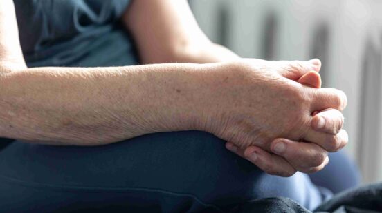 hands of an elderly woman
