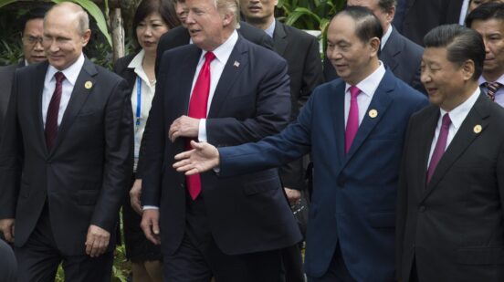 Donald Tramp, Si Đinping i Vladimir Putin