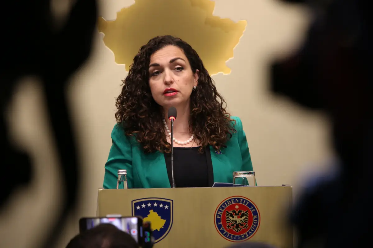 Vjosa Osmani, predsednica Kosova