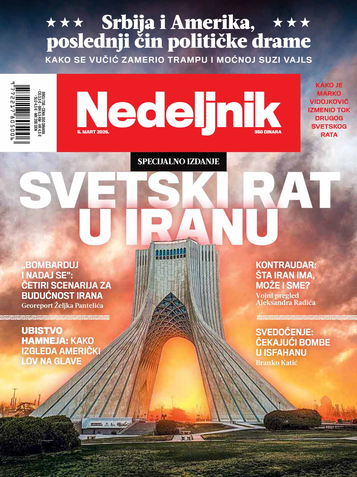 Elektronsko izdanje Nedeljnika (br. 738), od 5. marta