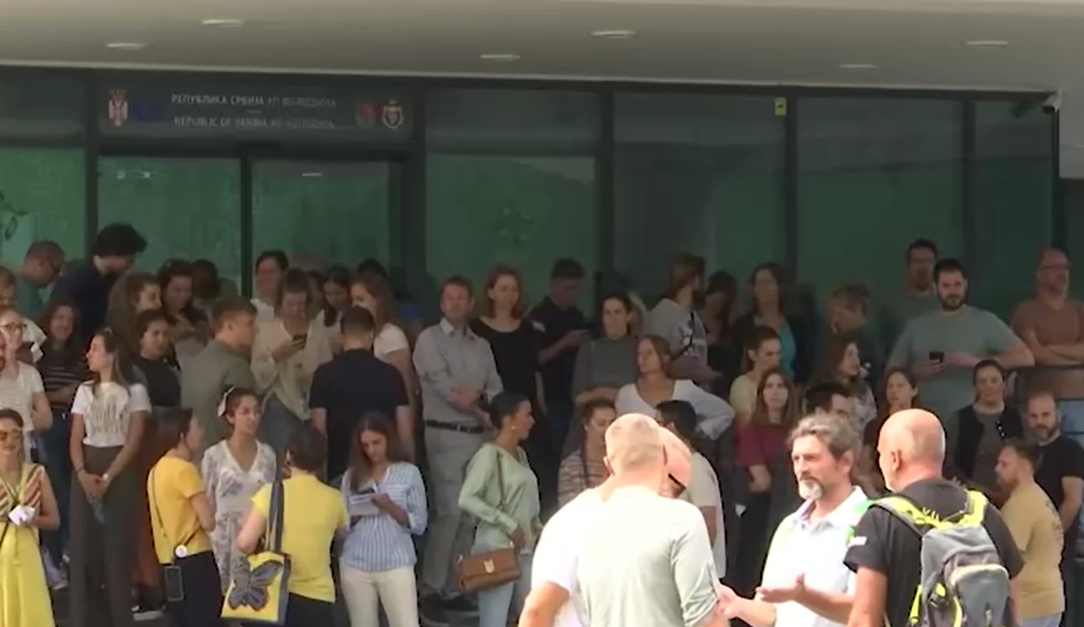 protest zaposlenih u Institutu Biosens u avgustu 2025