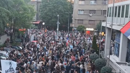 protest ispred RTS