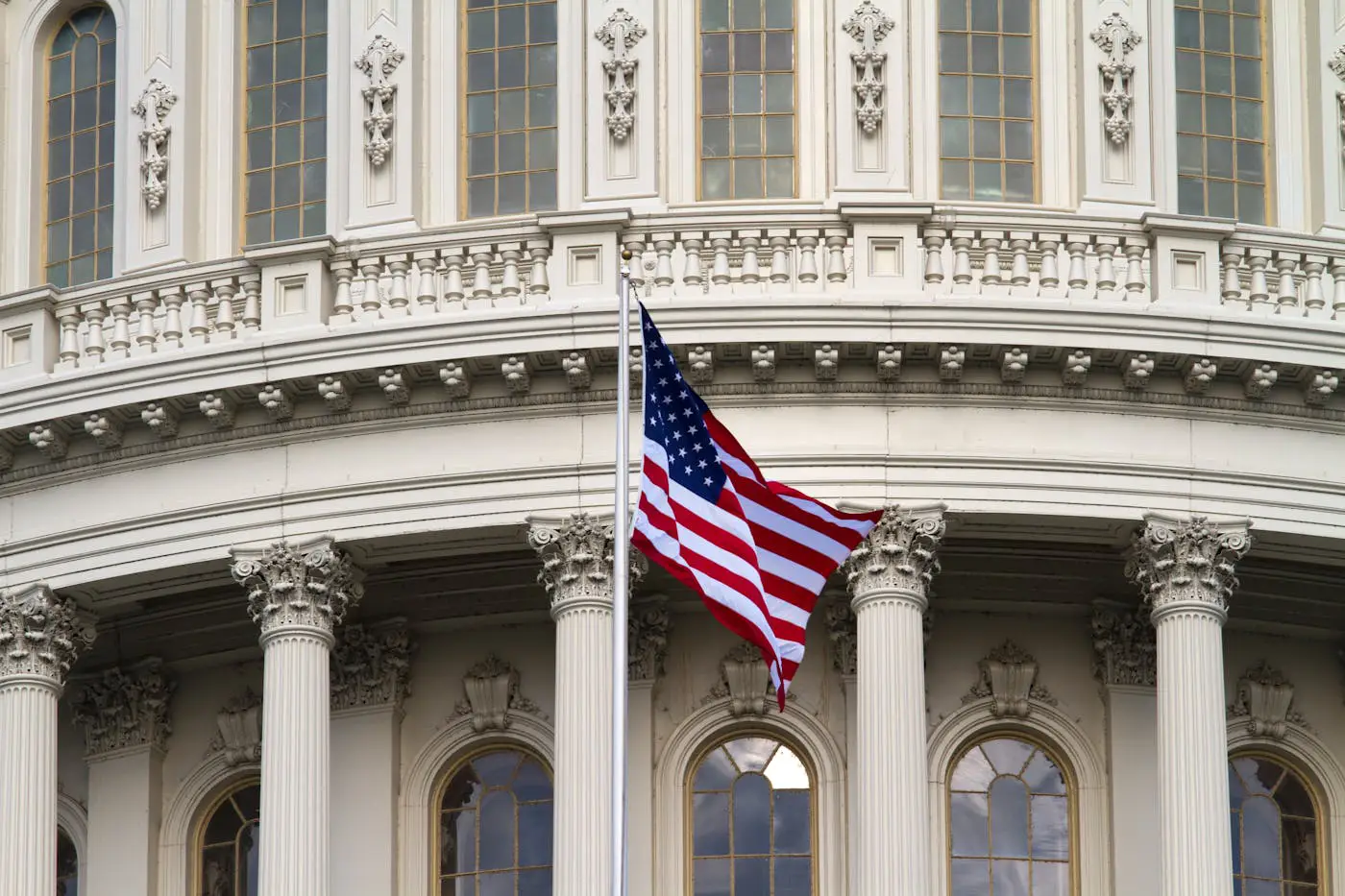 American flag at Washington DC
