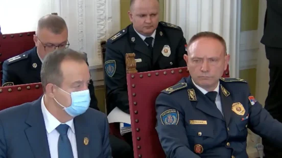 Ivica Dačić i Dragan Vasiljević na sednici skupštinskog odbora za bezbednost