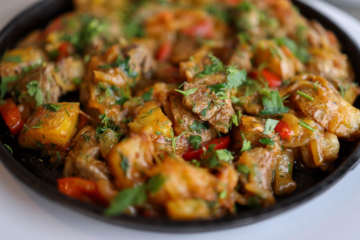 stir-fry beef lunch