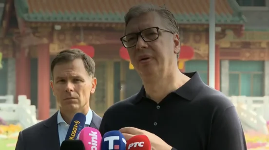 Aleksandar Vučić i Siniša Mali u Pekingu