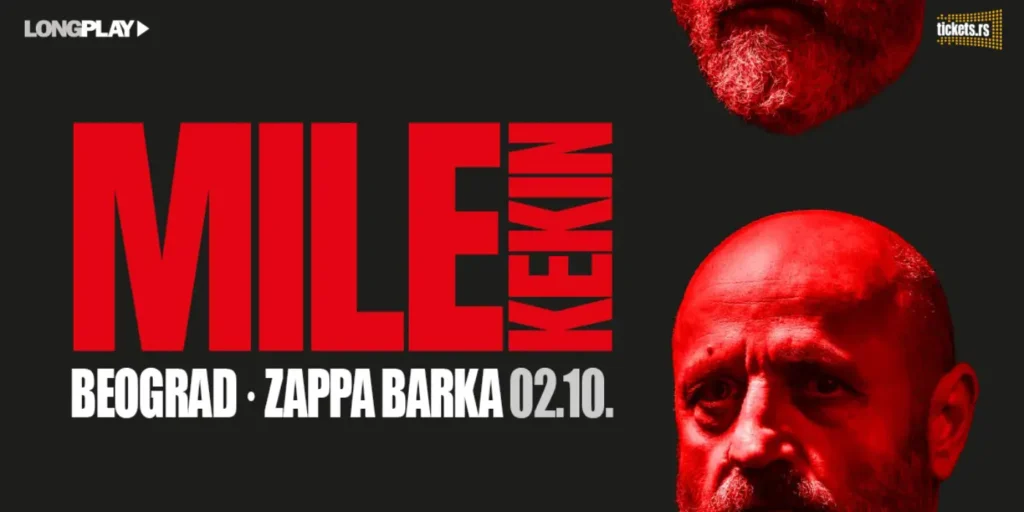 Mile Kekin će 2. oktobra zaljuljati Zappa barku st