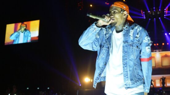 Chris Brown performs onstage in Paris 2016,Image: 1010521976, License: Rights-managed, Restrictions: Usage restrictions: Advertising and promotion,Commercial electronic,Consumer goods,Direct mail and brochures,Indoor display,Internal business usage,Personal use, Model Release: yes , Credit line: ALL ACCESS / Alamy / Profimedia