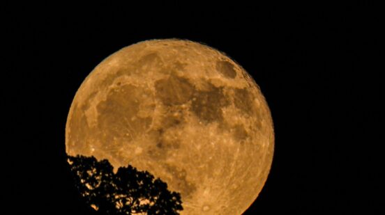 KARAMAN, TURKIYE - JUNE 30: The June full moon, known as the 'Strawberry Moon,' is seen in Karaman, Turkiye on June 30, 2026. Omer Tarsuslu / Anadolu/ABACAPRESS.COM,Image: 1113607406, License: Rights-managed, Restrictions: , Model Release: no , Credit line: AA/ABACA / Abaca Press / Profimedia